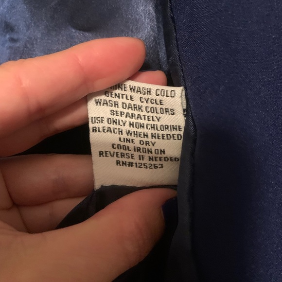 Super CUTE royal navy blue short blazer Spacegirl jacket with tails long sleeve - Picture 12 of 12